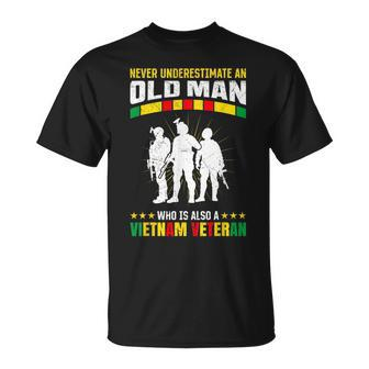 Vietnam Veteran Army Military Fan Memorial Day Veterans Unisex T-Shirt | Mazezy UK