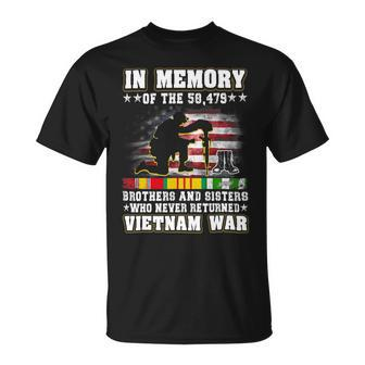 Vietnam War Veterans Us Memorial Day In The Memory Of 58479 37 Unisex T-Shirt - Monsterry AU