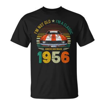Vintage 1956 Car 65Th Birthday Im Not Old Im A Classic 1956 Unisex T-Shirt | Mazezy
