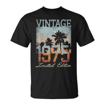 Vintage 1975 Limited Edition 48Th Birthday 48 Year Old T-Shirt | Mazezy