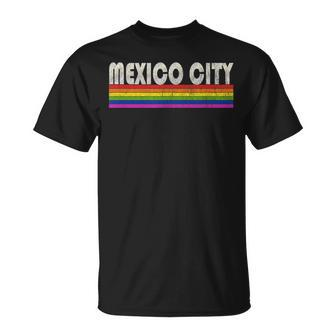 Vintage 80S Style Mexico City Gay Pride Month Unisex T-Shirt | Mazezy