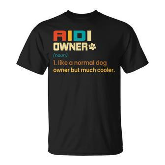 Vintage Aidi Dog Lover For Aidi Owner T-Shirt | Mazezy