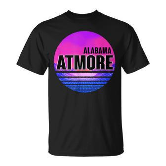 Vintage Atmore Vaporwave Alabama T-Shirt | Mazezy