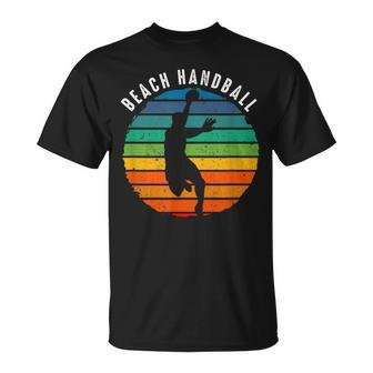 Vintage Beach Handball Apparel Beach Handball Sunset T-Shirt | Mazezy