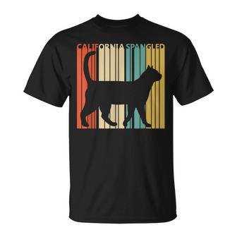 Vintage California Spangled Cat T-Shirt | Mazezy
