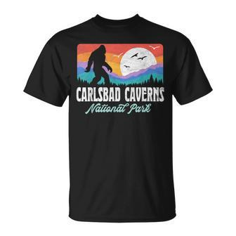 Vintage Carlsbad Caverns National Park Bigfoot Mountains T-Shirt | Mazezy