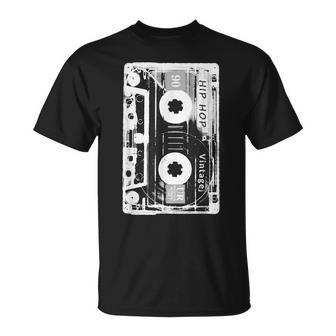 Vintage Cassette Tape Hip Hop Music 80S 90S Retro Distressed T-Shirt | Mazezy