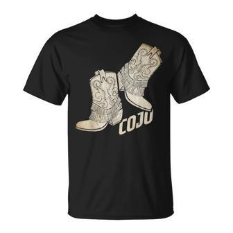 Vintage Cojo Cowboys Boots Western Texas Cowgirl Howdy Unisex T-Shirt | Mazezy