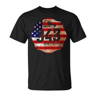 Vintage Design 343 Never Forget Memorial Day 911 Unisex T-Shirt | Mazezy