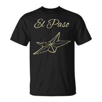 Vintage El Paso Star Perfect El Paso Texas Souvenir T-Shirt | Mazezy
