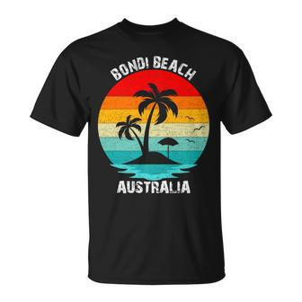 Vintage Family Vacation Australia Bondi Beach T-Shirt | Mazezy DE