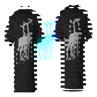 Vintage Gerenuk Retro Gerenuk Silhouette Zoo Animal Lover T-Shirt | Mazezy