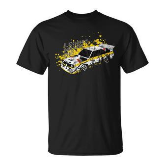Vintage German Rally Car Racing Motorsport Livery Design Racing Funny Gifts Unisex T-Shirt | Mazezy