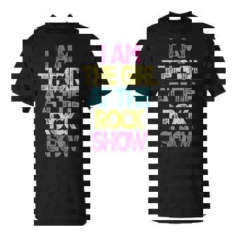 Vintage I Am The Girl At The Rock Show Rock Music Lover T-shirt - Thegiftio UK