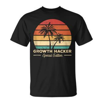 Vintage Growth Hacker Special Edition Hacking T-Shirt | Mazezy