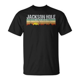 Vintage Jackson Hole Wyoming Retro T-Shirt | Mazezy AU