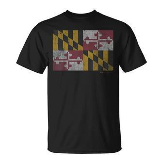 Vintage Maryland State Flag Pride T T-Shirt | Mazezy AU
