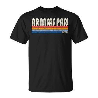 Vintage Retro 70S 80S Style Hometown Of Aransas Pass Tx T-Shirt | Mazezy AU