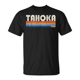 Vintage Retro 70S 80S Style Hometown Of Tahoka Tx T-Shirt | Mazezy