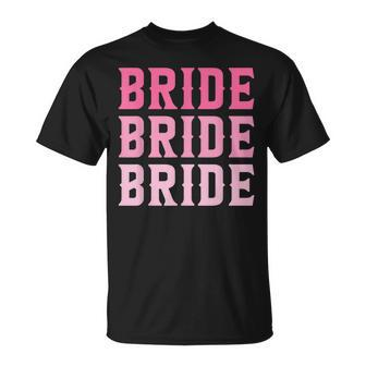 Vintage Retro Bride Rodeo Cowgirl Bachelorette Party Wedding Unisex T-Shirt
