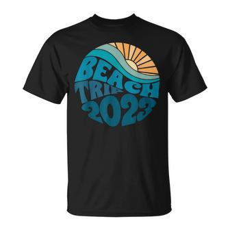 Vintage Retro Summer Vibes Beach Trip 2023 Summer Vacation T-Shirt