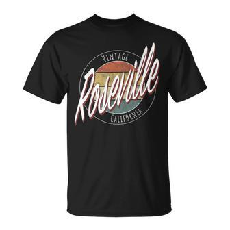 Vintage Roseville California T-Shirt | Mazezy