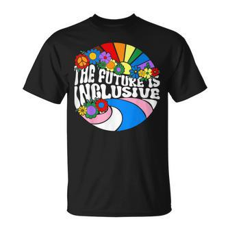 Vintage The Future Is Inclusive Lgbt Gay Rights Pride Unisex T-Shirt | Mazezy