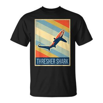 Vintage Thresher Shark Gifts For Shark Lovers Funny Gifts Unisex T-Shirt | Mazezy