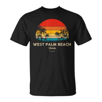 Vintage West Palm Beach Souvenir Florida T-Shirt | Mazezy
