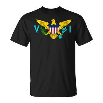 Virgin-Islands-Seal Caribbean-Sea Atlantic-Ocean T-Shirt | Mazezy