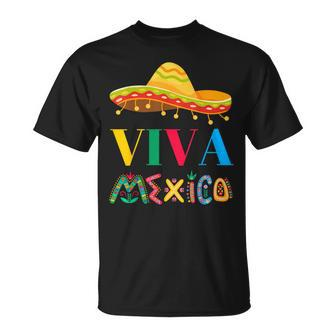 Viva Mexico Maracas Mexico Independence Viva Mexico Carbones T-Shirt | Mazezy