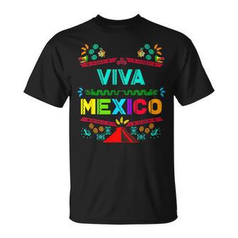 Viva Mexico Mexican Independence 15 September 5 Cinco Mayo T-Shirt | Mazezy