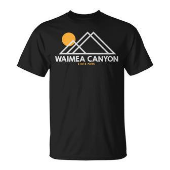 Waimea Canyon State Park Hawaii Outline Hi T-Shirt | Mazezy