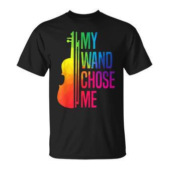 My Wand Chose Me Viola Player T-Shirt | Mazezy