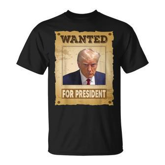 Wanted Donald Trump For President Hot Vintage Legend T-Shirt | Mazezy DE