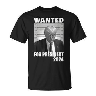 Wanted For President 2024 Trump Hot T-Shirt | Mazezy