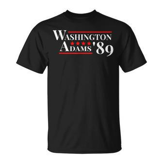 Washington Adams 1789 American Presidents Day Us History T-Shirt | Mazezy AU