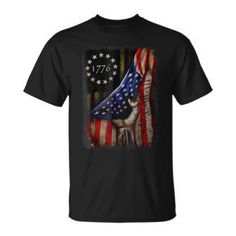 We The People American History 1776 4Th Of July Us Usa Flag Unisex T-Shirt | Mazezy