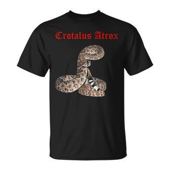 Western Diamondback Rattlesnake Crotalus Atrox T-Shirt | Mazezy