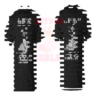 Western Southern Cowgirls Cowboy Hat Boots Lets Go Girls Unisex T-Shirt | Mazezy