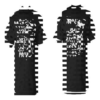 Whats Your Favorite Scary Movie Scary Funny Gifts Unisex T-Shirt | Mazezy