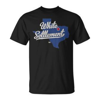 White Settlement Texas Tx Map T-Shirt | Mazezy