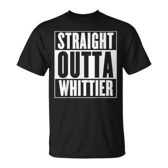 Whittier Straight Outta Whittier T-Shirt | Mazezy