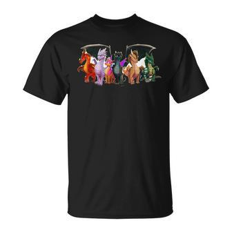Wing Of Fires Legends Fathom Darkstalker Clearsight T-Shirt | Seseable CA