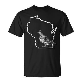 Wisconsin Ruffed Grouse Bird Hunting Bird Watch Hunter T-Shirt | Mazezy CA