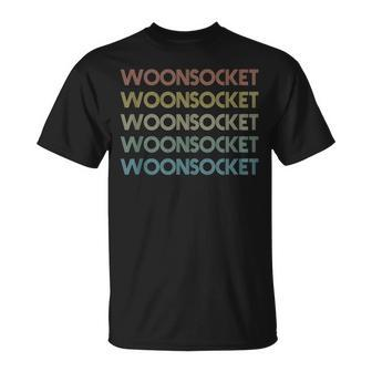 Woonsocket Rhode Island Pride Vintage State Ri Retro 70S Unisex T-Shirt | Mazezy