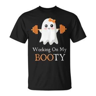 Working On My Boo-Ty Bodybuilder Bodybuilding Workout Gym T-Shirt | Mazezy CA