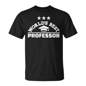 World's Best Professor T-Shirt | Mazezy
