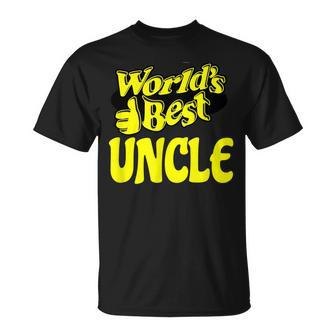 Worlds Best Uncle T Unisex T-Shirt | Mazezy