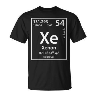 Xenon Periodic Table Of Elements T-Shirt | Mazezy
